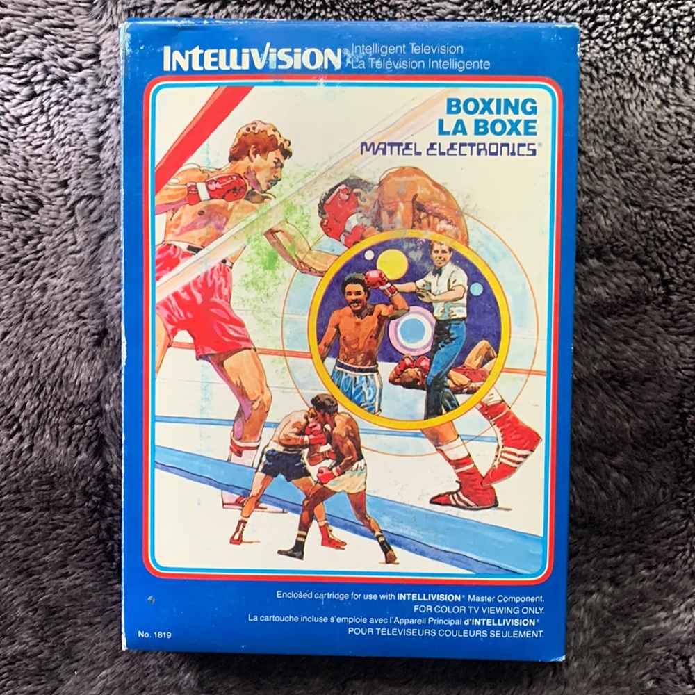 Boxing Mattel Intellivision - Complete w/ Game, Box & Manual
